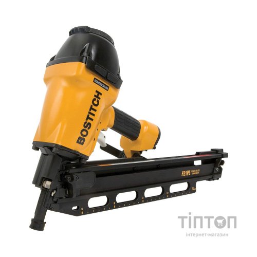 Цвяхозабивач Bostitch пневматичний, з плоскою обоймою, тип кріплення PL, L=45-90мм (F21PL-E)
