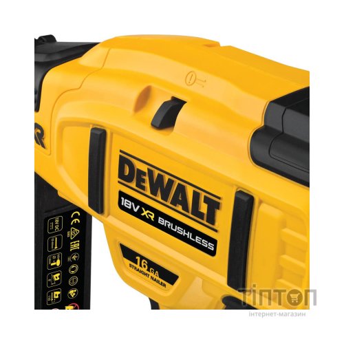 Цвяхозабивач DeWALT 18В, діаметр/довжина цвяха 1.6/63 мм, (без АКБ та ЗП) (DCN662N)