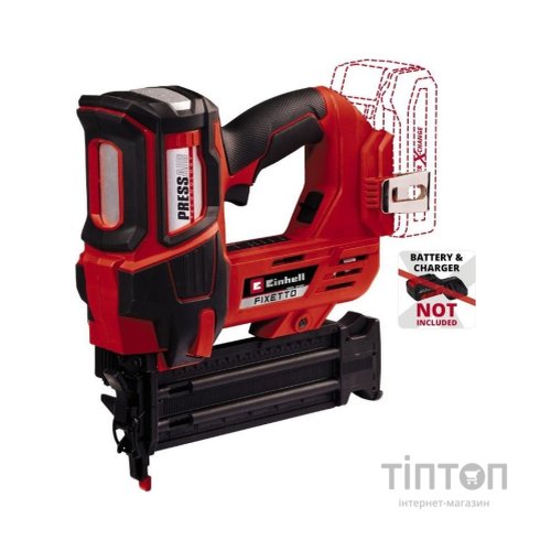 Цвяхозабивач Einhell FIXETTO 18/50 N, PXC, 18В, 500 цвяхів в комплекті (50мм), LED (без АКБ і ЗП) (4257795)