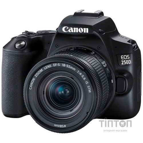 Цифрова дзеркальна фотокамера Canon EOS 250D Kit 18-55 IS STM Black