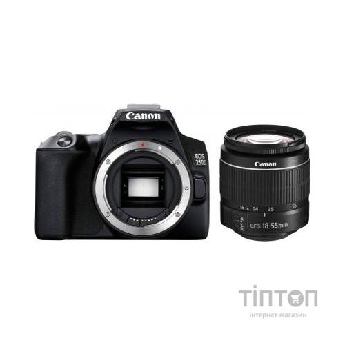 Цифровий фотоапарат Canon EOS 250D 18-55 DC III Black kit (3454C009)
