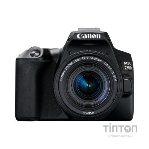 Цифровий фотоапарат Canon EOS 250D kit 18-55 IS STM Black (3454C007)