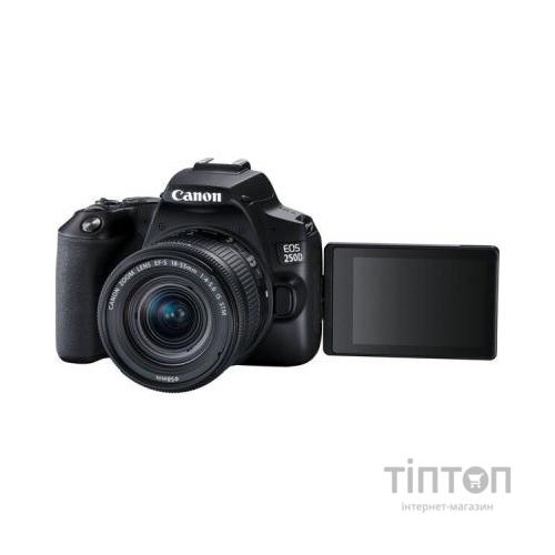 Цифровий фотоапарат Canon EOS 250D kit 18-55 IS STM Black (3454C007)