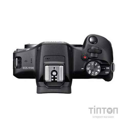 Цифровий фотоапарат Canon EOS R100 + 18-45 IS STM (6052C034)