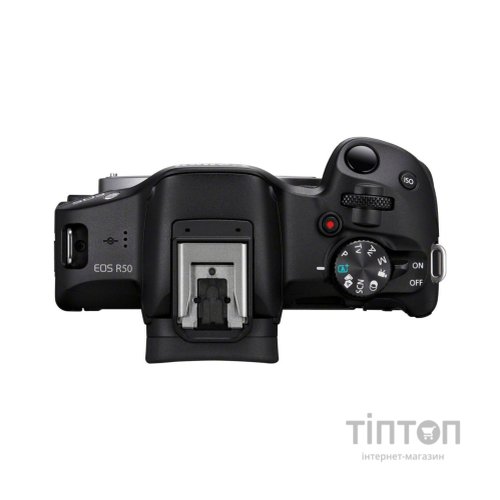 Цифровий фотоапарат Canon EOS R50 + RF-S 18-45 IS STM Black (5811C033)