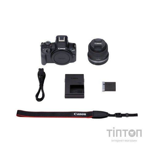 Цифровий фотоапарат Canon EOS R50 + RF-S 18-45 IS STM Black (5811C033)