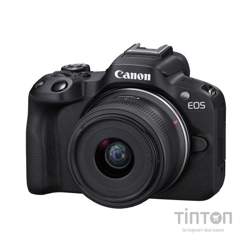 Цифровий фотоапарат Canon EOS R50 + RF-S 18-45 IS STM Black Creator Kit (5811C036)