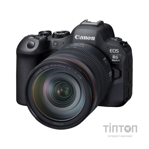 Цифровий фотоапарат Canon EOS R6 Mark II + RF 24-105 f/4.0 L IS (5666C029)