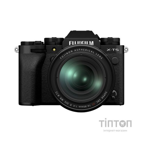Цифровий фотоапарат Fujifilm X-T5 + XF 16-80 F4 Kit Black (16782571)
