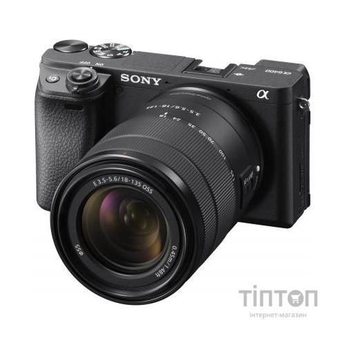 Цифровий фотоапарат Sony Alpha 6400 kit 18-135 Black (ILCE6400MB.CEC)