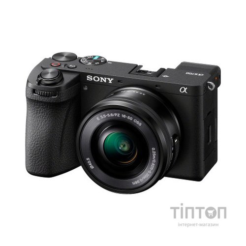 Цифровий фотоапарат Sony Alpha 6700 kit 16-50mm Black (ILCE6700LB.CEC)