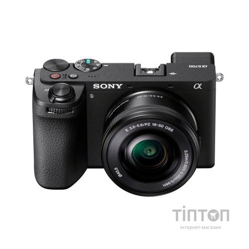 Цифровий фотоапарат Sony Alpha 6700 kit 16-50mm Black (ILCE6700LB.CEC)