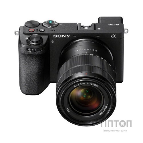Цифровий фотоапарат Sony Alpha 6700 kit 18-135 Black (ILCE6700MB.CEC)