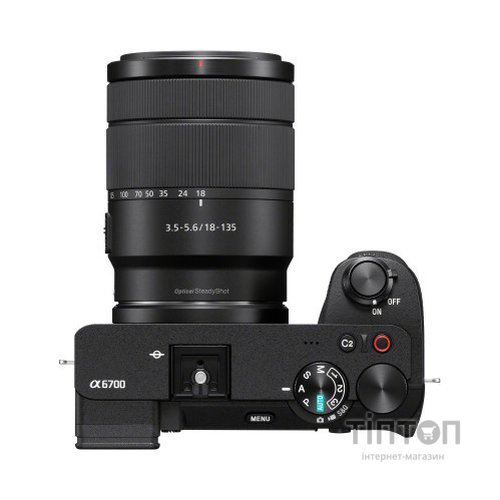 Цифровий фотоапарат Sony Alpha 6700 kit 18-135 Black (ILCE6700MB.CEC)