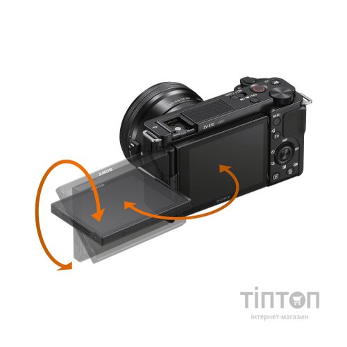 Цифровий фотоапарат Sony Alpha ZV-E10 kit 16-50mm Black (ZVE10LB.CEC)