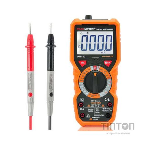 Цифровий мультиметр Protester багатофункціональний з True RMS (PM18C)
