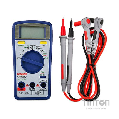 Цифровий мультиметр Toptul EAAB0260E