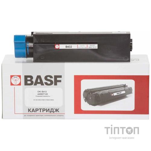 Туба-тонер BASF OKI B412/B432/B512 аналог 445807120 Black