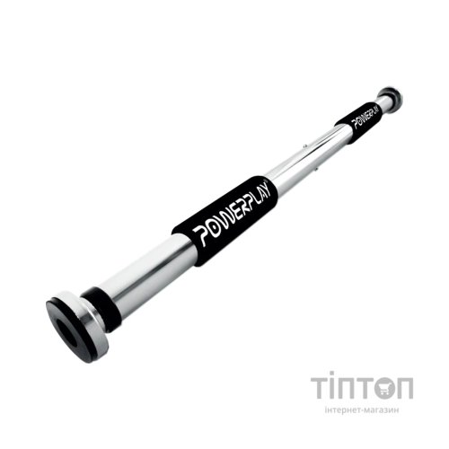 Турнік PowerPlay 4128 Pull Up Bar 60-90см Steel/Black розсувний (PP_4128)