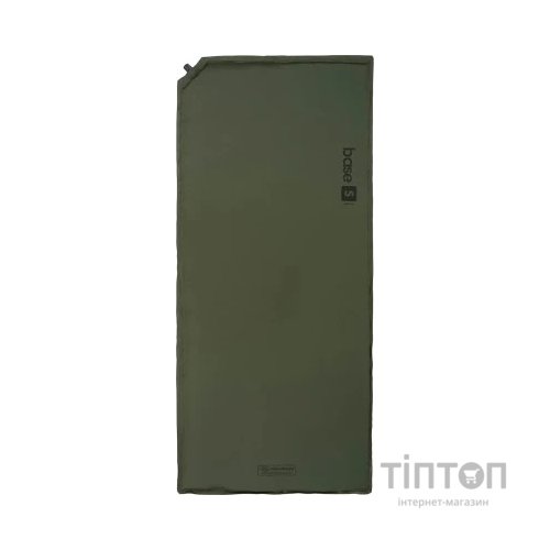 Туристичний килимок Highlander Base S Self-inflatable Sleeping Mat 3 cm Olive (SM100-OG)