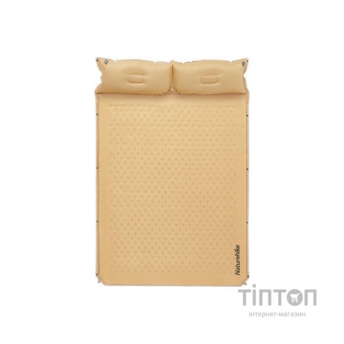 Туристичний килимок Naturehike CNH22DZ013 двомісний з подушкою 30 мм Yellow (6975641889601)