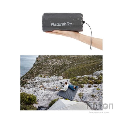 Туристичний килимок Naturehike CNH22DZ018 196x64x7 см Black (6975641888475)