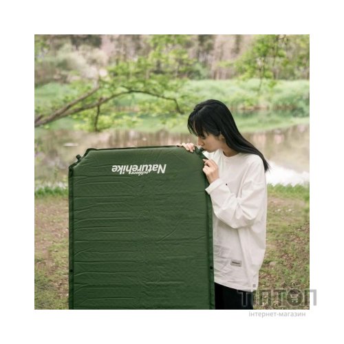 Туристичний килимок Naturehike NH20DZ003 50 мм Dark Green (6927595773680)