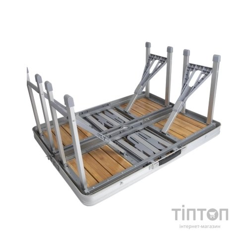 Туристичний стіл Bo-Camp Bamboo Brown/Silver (1404800)