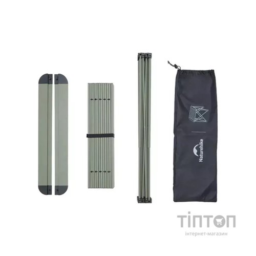 Туристичний стіл Naturehike CNK2450JJ013, L, алюміній, сірий (6976507663243)