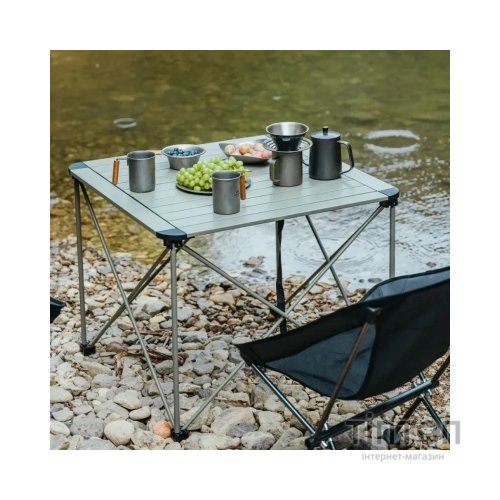 Туристичний стіл Naturehike CNK2450JJ013, L, алюміній, сірий (6976507663243)