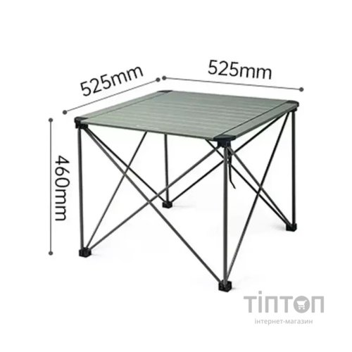 Туристичний стіл Naturehike CNK2450JJ013, M, алюміній, сірий (6976507663267)