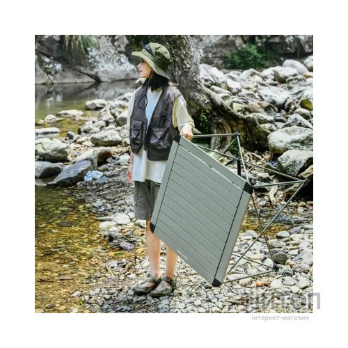 Туристичний стіл Naturehike CNK2450JJ013, M, алюміній, сірий (6976507663267)