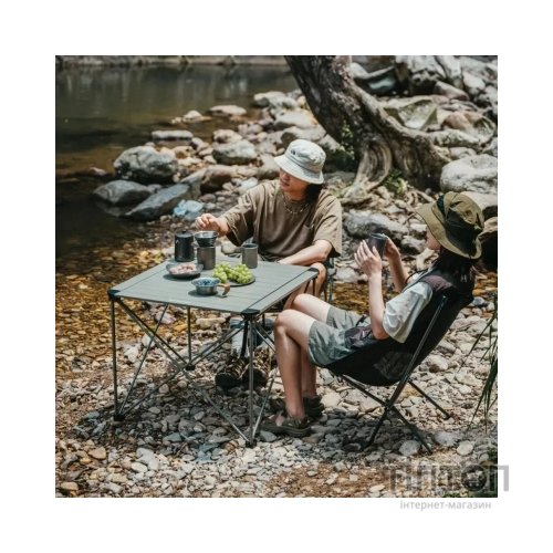 Туристичний стіл Naturehike CNK2450JJ013, M, алюміній, сірий (6976507663267)