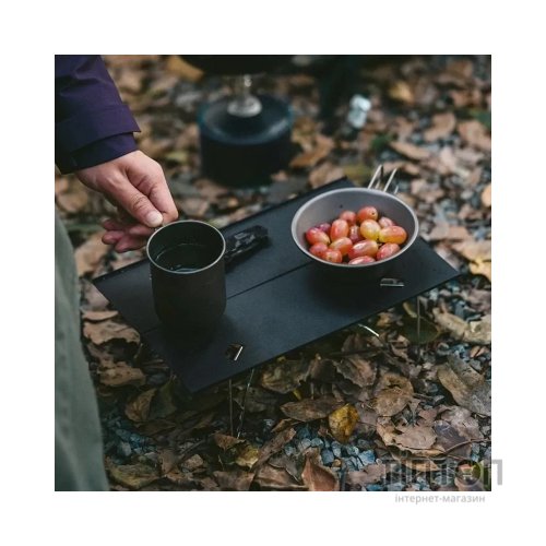 Туристичний стіл Naturehike CNK2450JJ024, 31х21 см, алюміній, чорний (6927595791868)