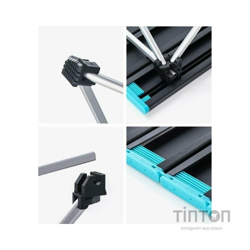 Туристичний стіл Naturehike NH19Z008-Z, алюміній, Розмір S, чорний (6927595737309)