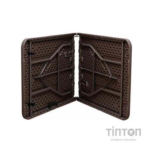 Туристичний стіл Time Eco ТЕ-1833, коричневий, 1,22 м (4820211100872)