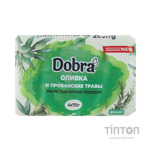 Тверде мило Dobra Оливка і прованські трави 4 x 70 г (4820195504185)
