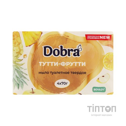 Тверде мило Dobra Тутті-фрутті 4 x 70 г (4820195504161)