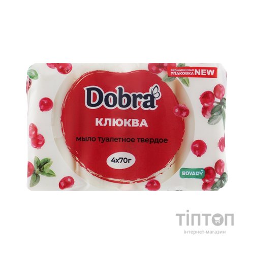 Тверде мило Dobra Журавлина 4 x 70 г (4820195504178)