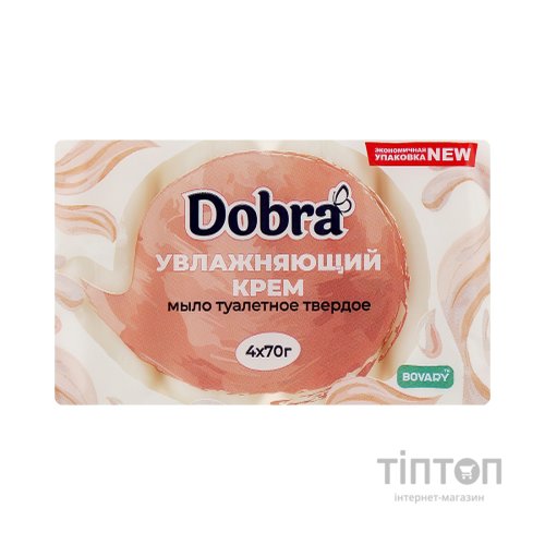 Тверде мило Dobra Зволожуючий крем 4 x 70 г (4820195504154)