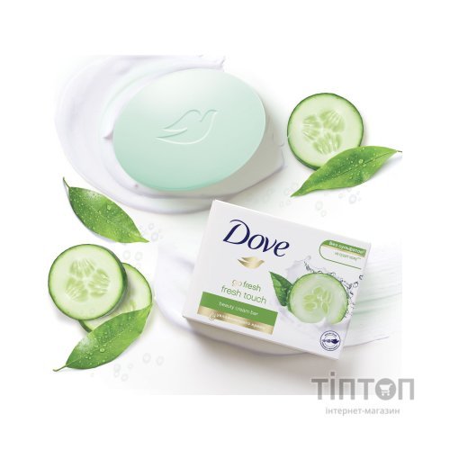 Тверде мило Dove Дотик свіжості 135 г (7501056371821)