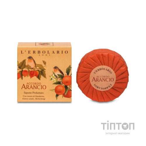 Тверде мило L'Erbolario Фізаліс та Апельсин 100 г (2214010006268)