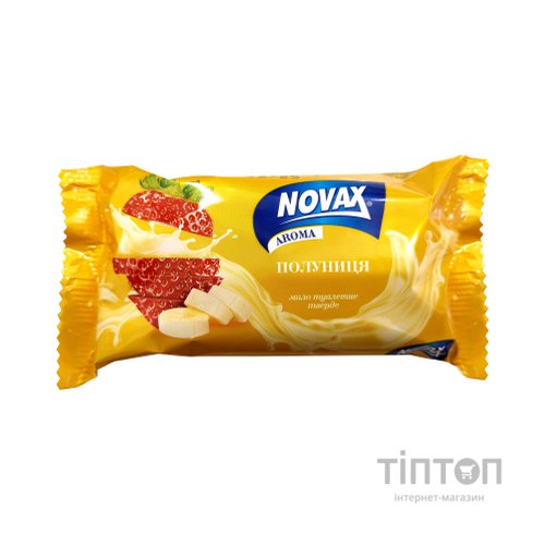 Тверде мило Novax Aroma Полуниця 140 г (4820195509500)