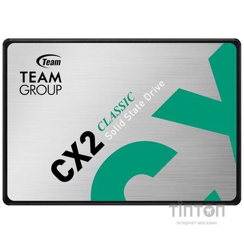 Твердотільний накопичувач Team CX2 SATA III 1TB (T253X6001T0C101)