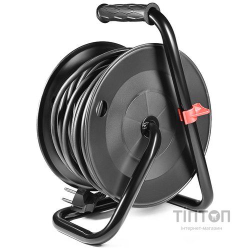 Удлинитель на катушке Stark CRP 1525-P (242000001) 4 розетки, 25 м, черный
