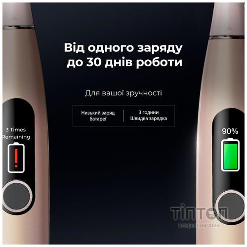 Умная зубная электрощетка Oclean X Pro Digital Electric Toothbrush Champagne Gold (6970810552553)