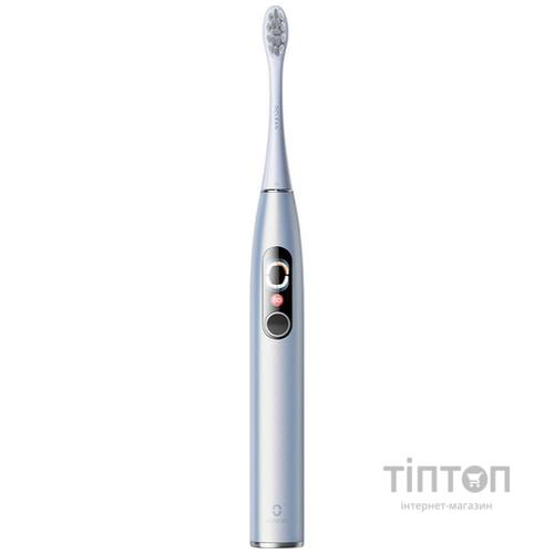 Умная зубная электрощетка Oclean X Pro Digital Electric Toothbrush Glamour Silver (6970810552560)