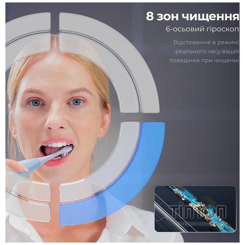 Умная зубная электрощетка Oclean X Pro Digital Electric Toothbrush Glamour Silver (6970810552560)