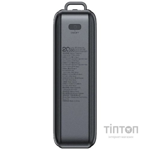 Універсальна мобільна батарея Acefast M14 20000mAh 22.5W Black (6974316283966)
