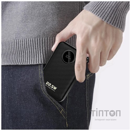 Універсальна мобільна батарея Dudao K14+ 20000mAh 22.5W Black (6977196680016)